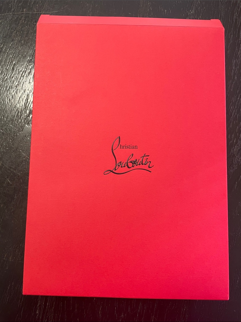 Christian Louboutin Red Logo Hardcover Notebook - Picture 7 of 8